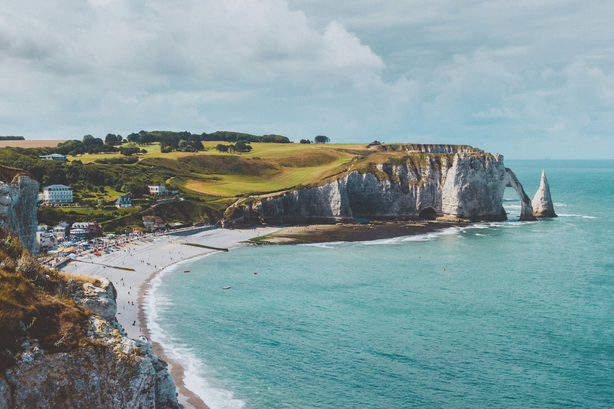 Normandy cliffs and coast
